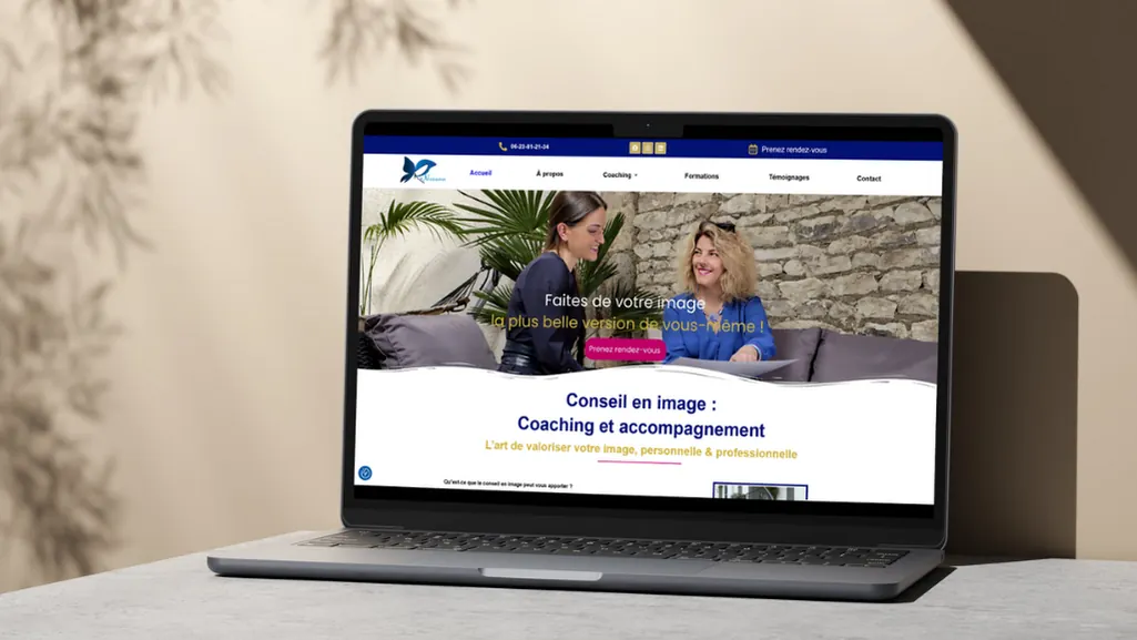 mockup Corinne Charlat Coach en image et developpement personnel-Yume Digital-Création de sites internet et solutions digitales-Site vitrine-e commerce-web marketing digital-seo-vichy-Auvergne